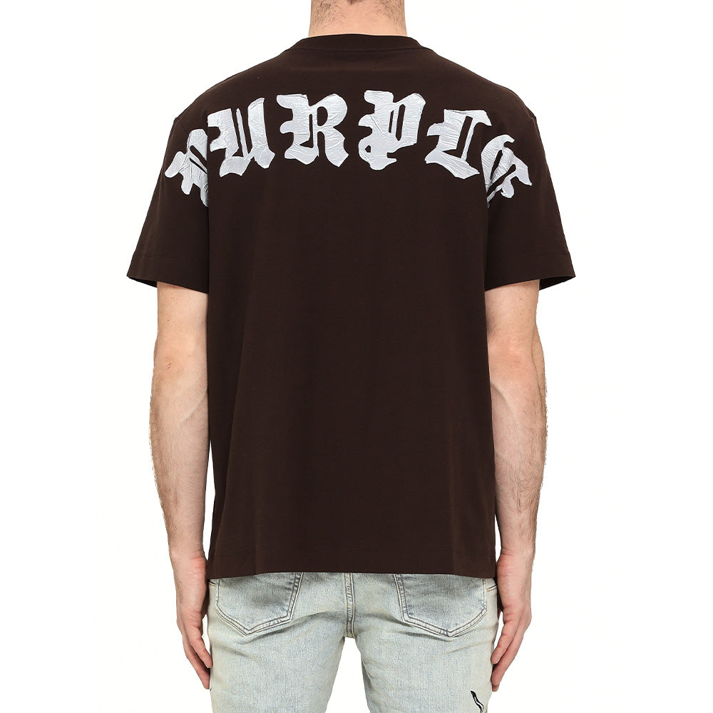 Purple Textured Tape SS Tee