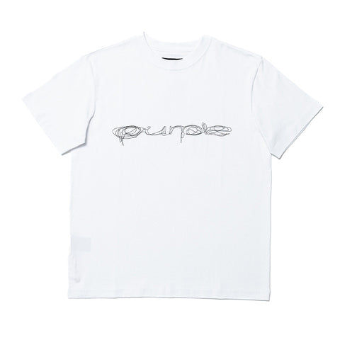 Purple Heavyweight Script SS Tee