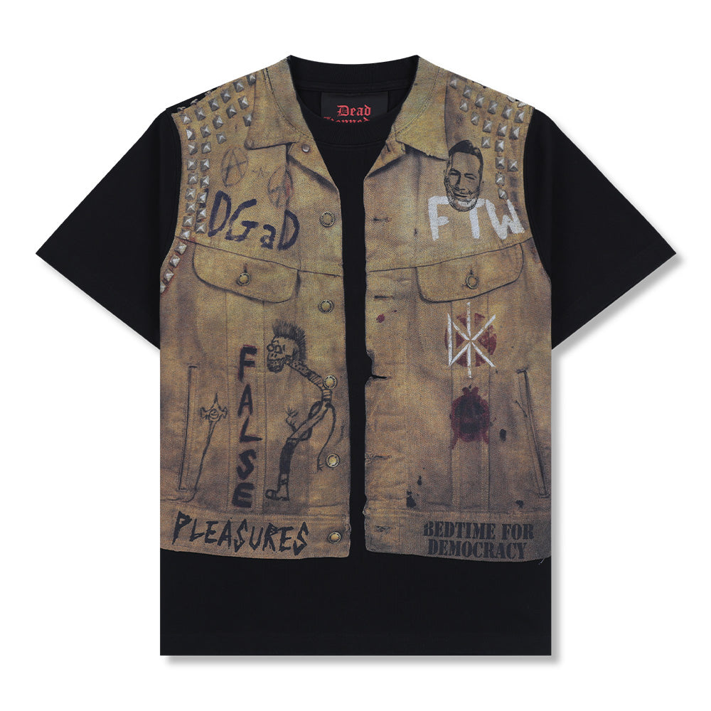 Dead Kennedys X Pleasures Vest Heavyweight SS Tee
