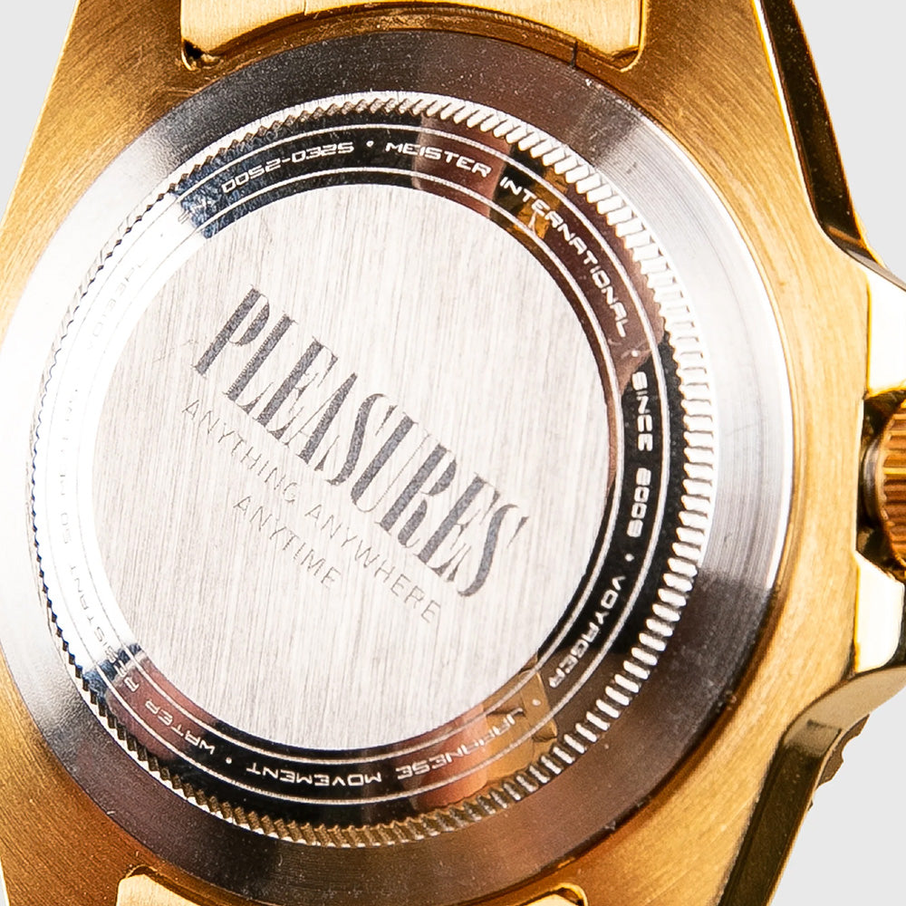 Pleasures Anytime Watch - Gold|Black – Fresh Rags FL