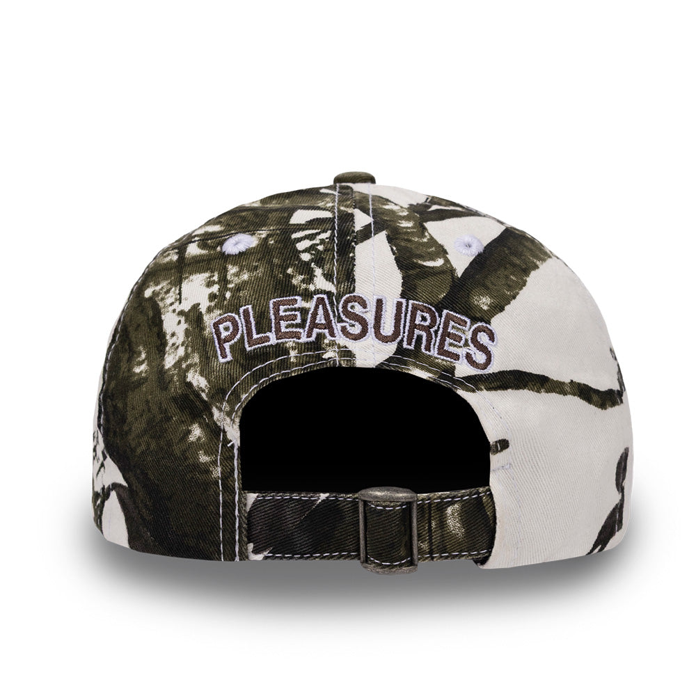 Pleasures Brown Album layered 6 Panel Strapback Hat