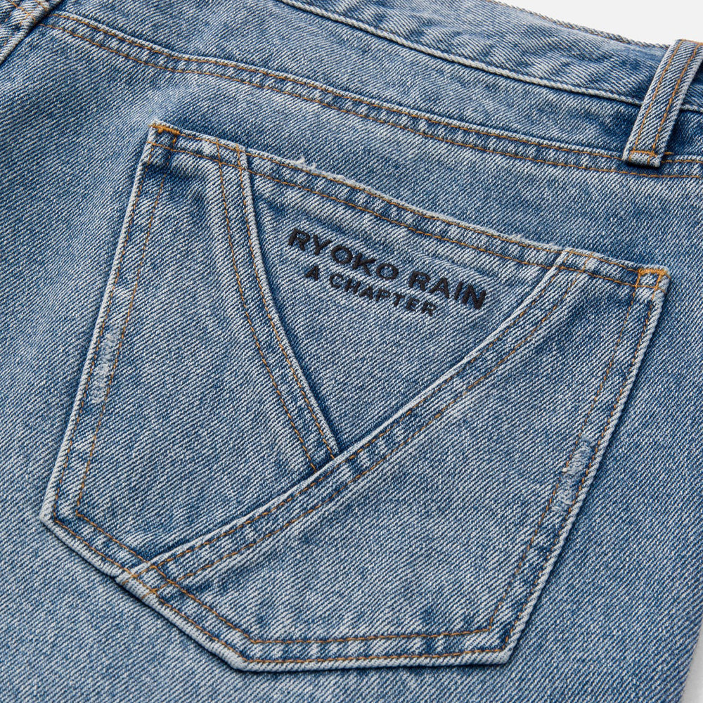 Ryoko Rain Fish Market Denim Pants