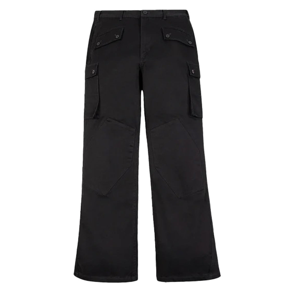 Paper Planes  Flared Cargo Pant  Black  600136