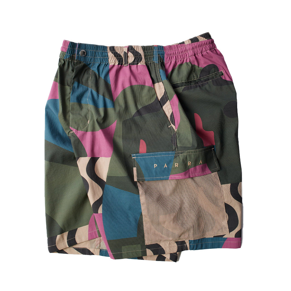 Parra Distorted Camo Short