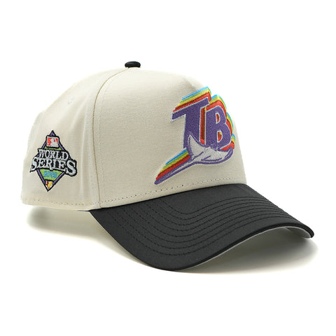 NEW ERA X FRESH RAGS 59FIFTY Florida Marlins Script 100th World Series SIDE PATCH - Rifle Green by