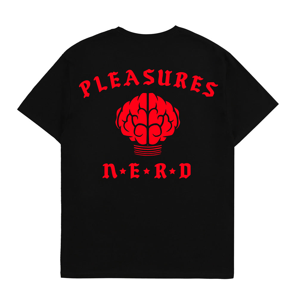 N.E.R.D. X Pleasures  Rockstar SS Tee  Black  P23N004