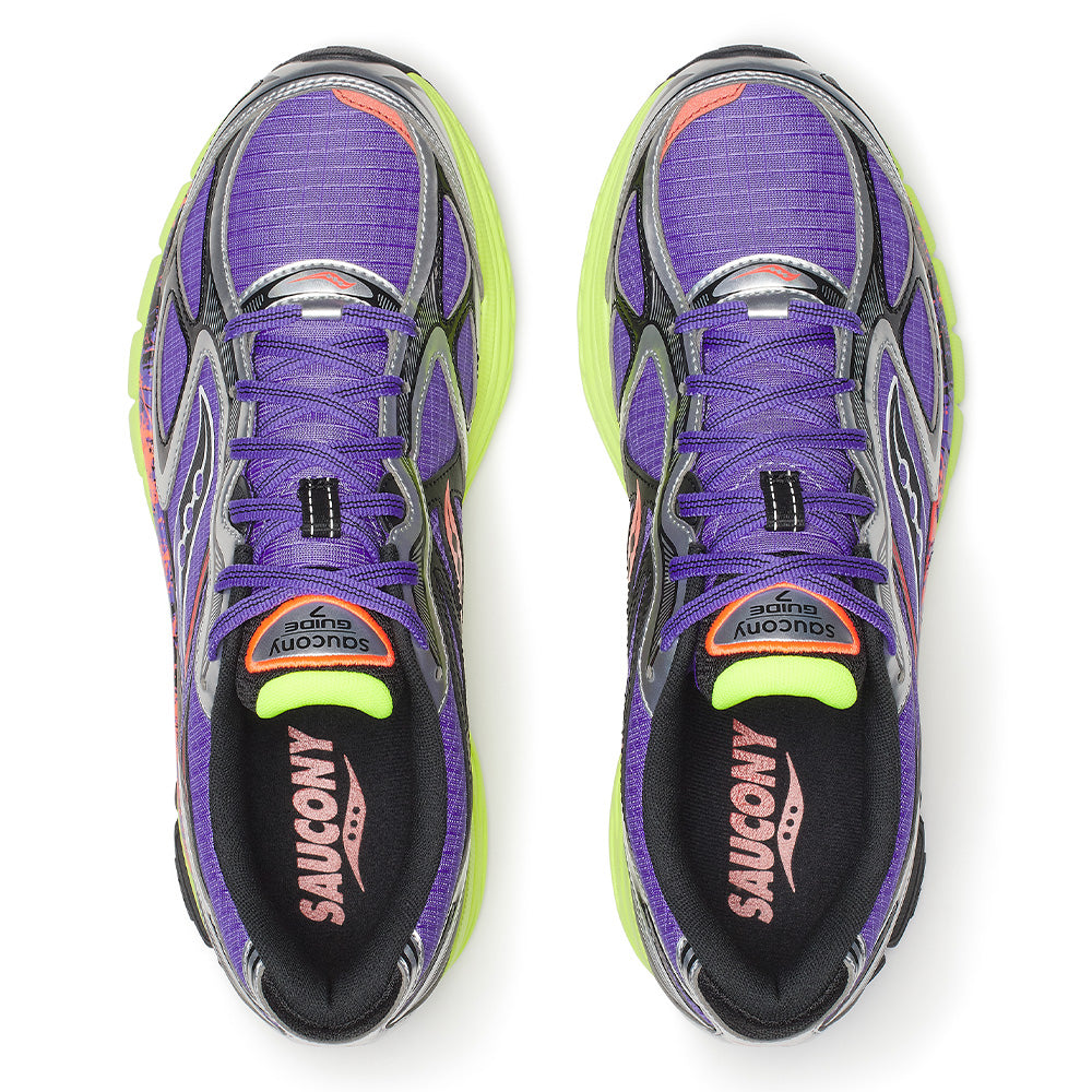 Saucony Progrid Guide 7 "Hi Octane" - Purple Citron