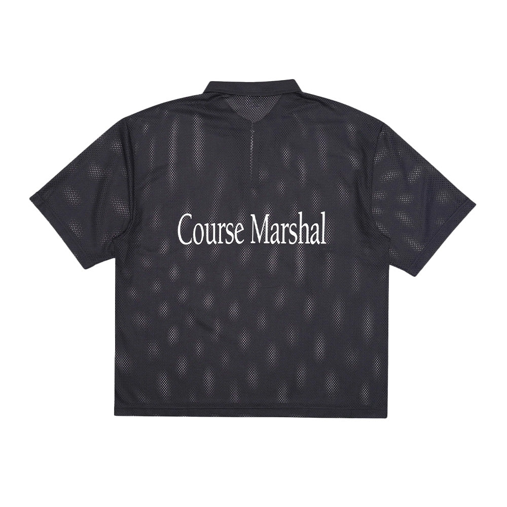 Students Golf Course Marshal SS Mesh 1/4 Zip Polo