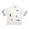 Jungles Live Your Life With Easy Woven Button Up Shirt