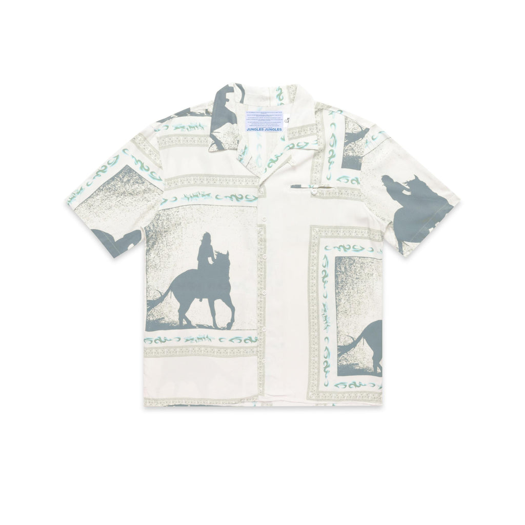 Jungles If Wishes where Horses SS Woven Button Up