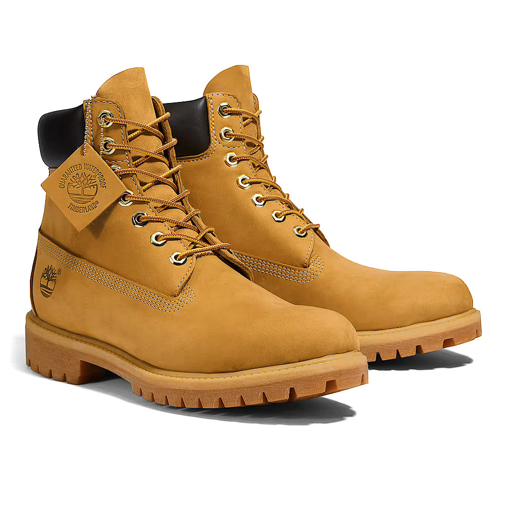 Timberland Premium 6-inch Lace Up Wheat Nubuck