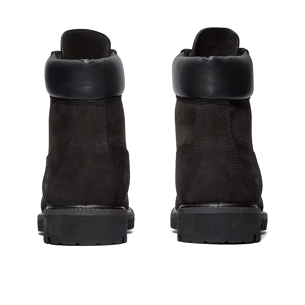 Timberland Premium 6-inch Lace Up Black Nubuck