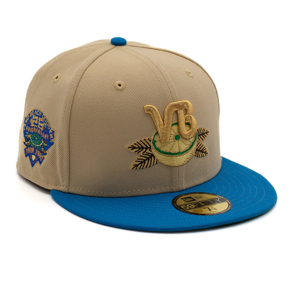 NEW ERA CAP 59FIFTY MILB Vero Beach Dodgers 25th Anniversary SIDE PATCH - FRSH EXCLUSIVE