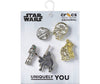 Star Wars X Crocs Jibbitz Charms 5 pack