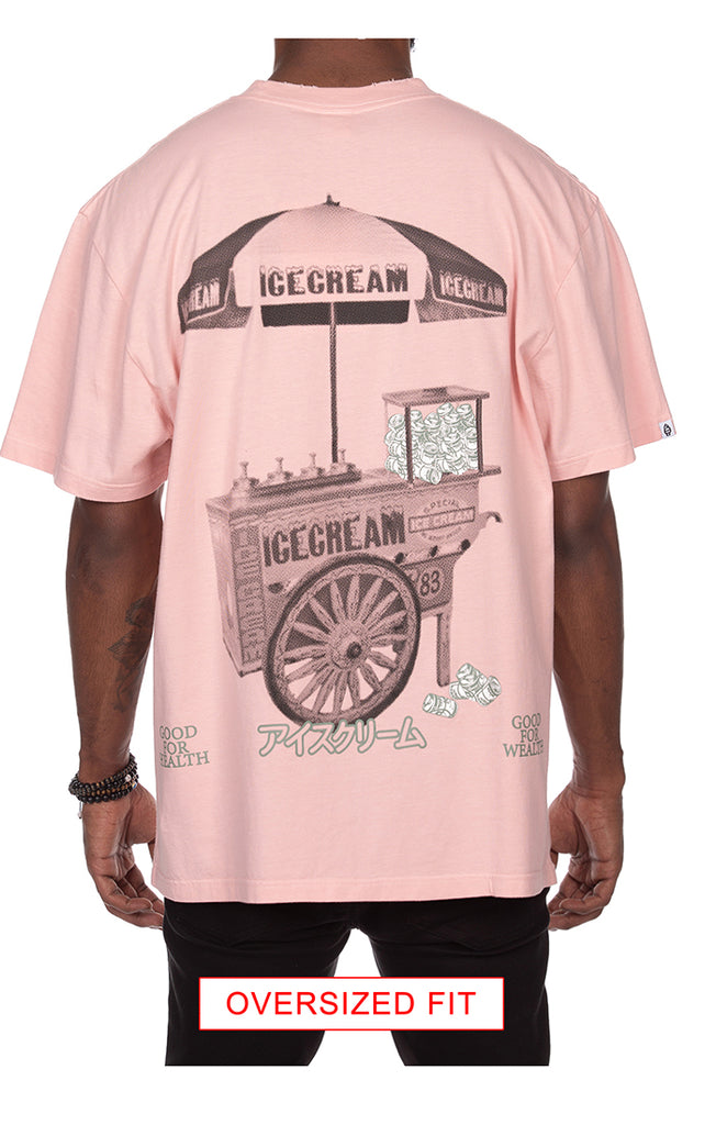 441-3303 - IceCream Cart SS Knit Tee - Oversized