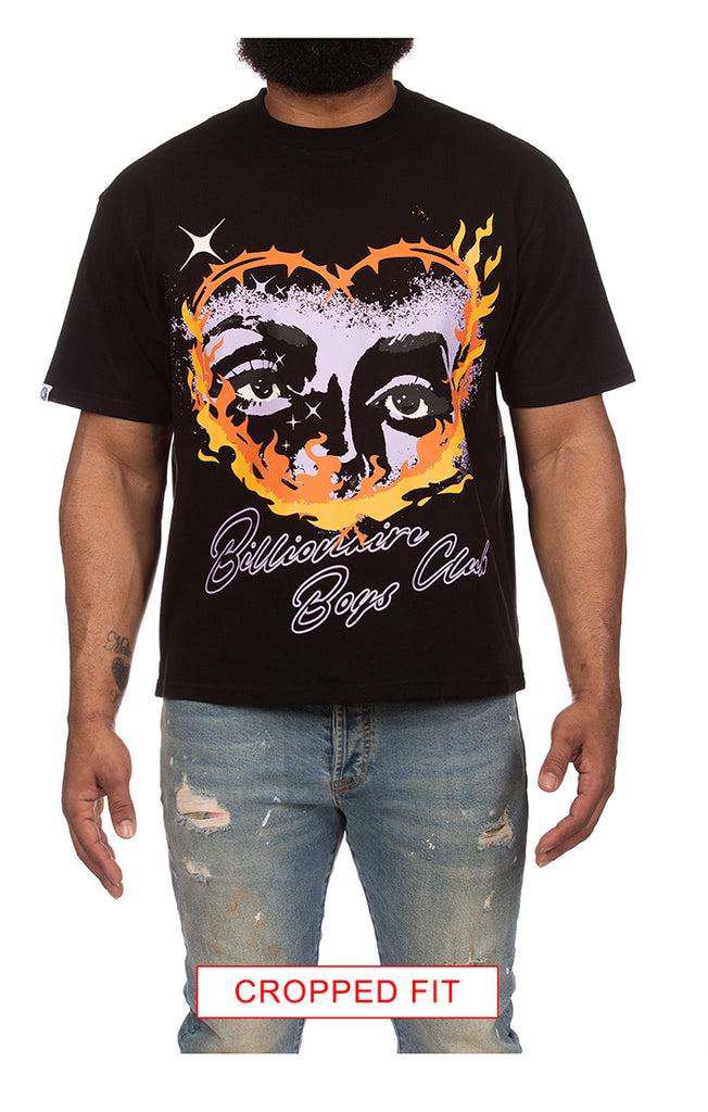 Billionaire Boys Club  Meet me in Space SS Knit Tee - Cropped Fit