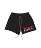 Diet Starts Monday Split Mesh Short - Black