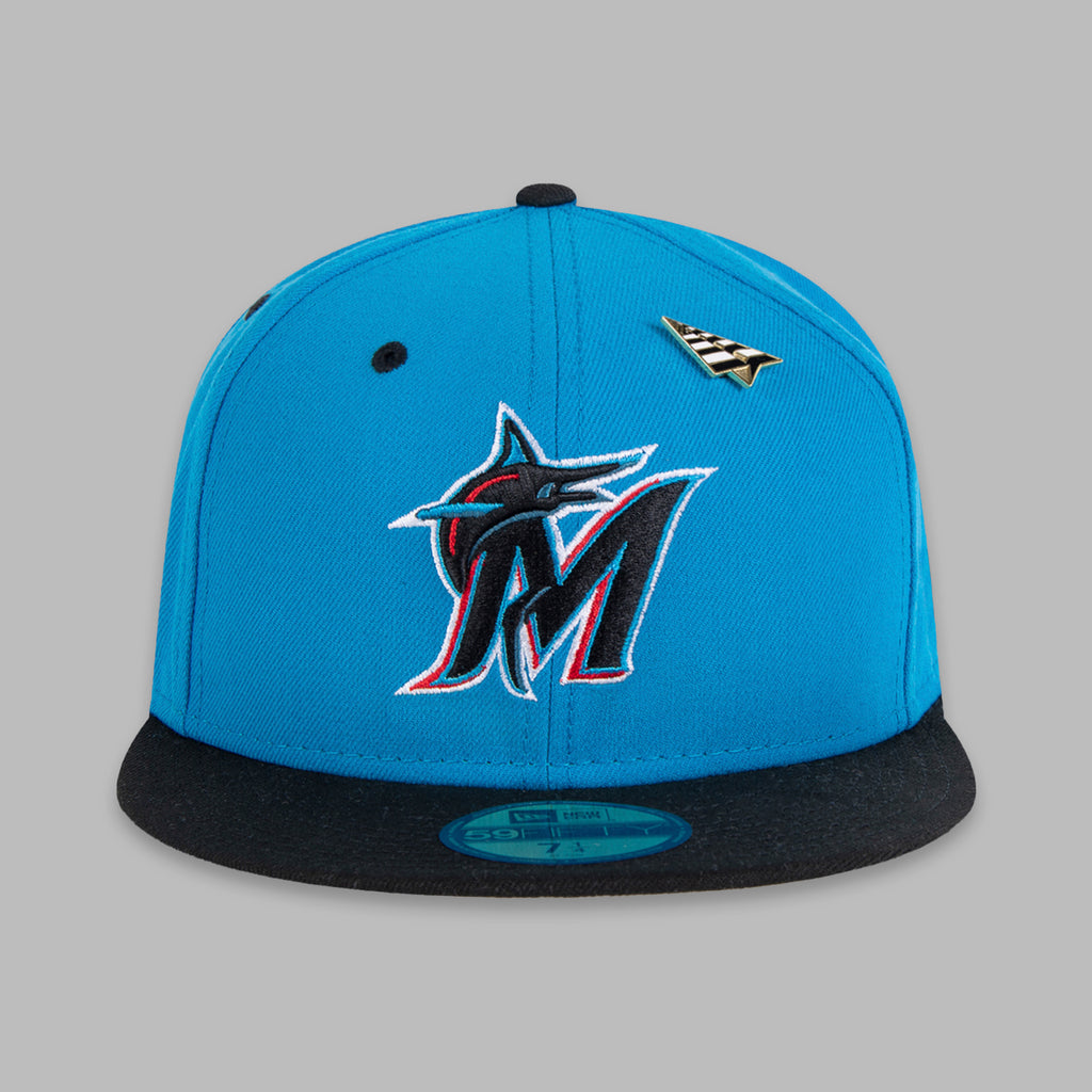 Planes x New Era Miami Marlins 59FIFTY Fitted Grey UV 7 1/4 / Blue / 5950 Fitted