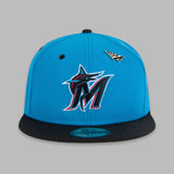 Planes X New Era Miami Marlins 59Fifty Fitted Grey UV