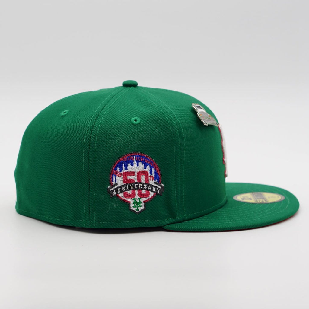 NEW ERA CAP 59FIFTY New York Mets 50th Anniversary SIDE PATCH "HOLIDAY TOY" PACK FR EXCLUSIVE