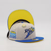 FRESH RAGS X NEW ERA 59FIFTY Tampa Bay Rays Tropicana SIDE PATCH Yellow UV 