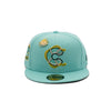 FRESH RAGS X NEW ERA 59FIFTY Clearwater Threshers 30 Years SIDE PATCH Dark Green UV