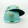 FRESH RAGS X NEW ERA 59FIFTY Clearwater Threshers 30 Years SIDE PATCH Dark Green UV