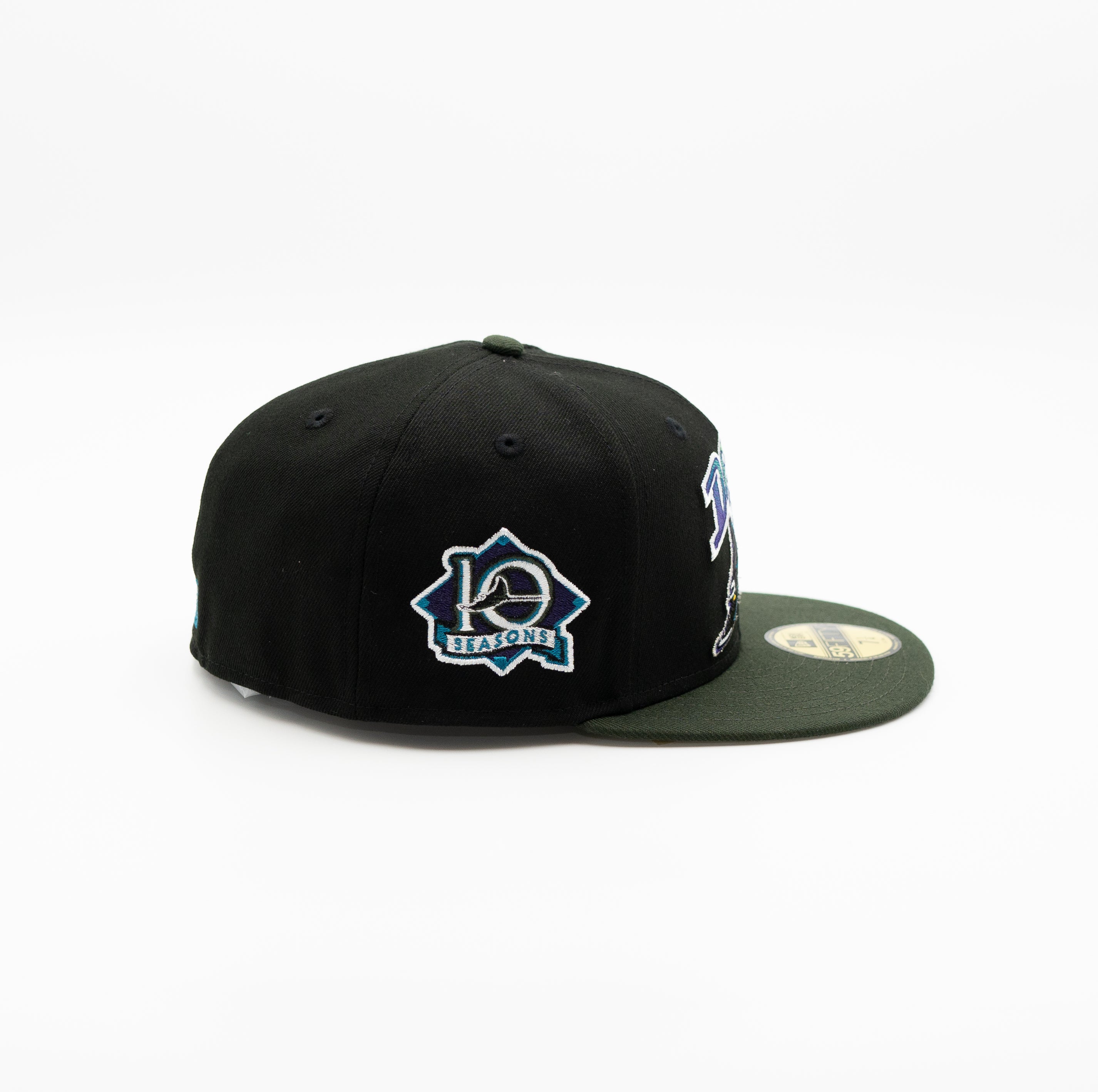 New Era Cap 59Fifty Tampa Bay Devil Rays 10 Seasons patch 