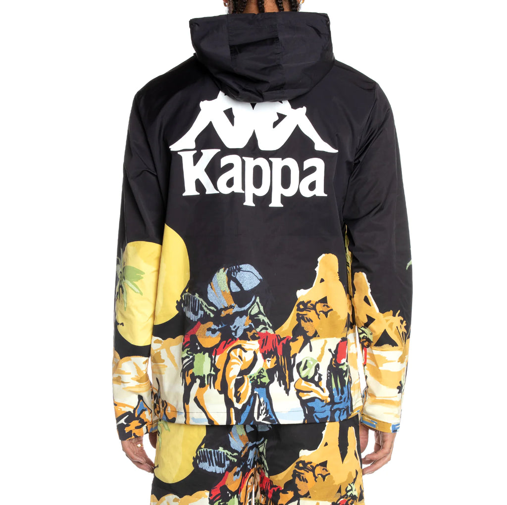 Kappa Authentic – Rags Windbreaker Tower FL Pullover Fresh Nylon