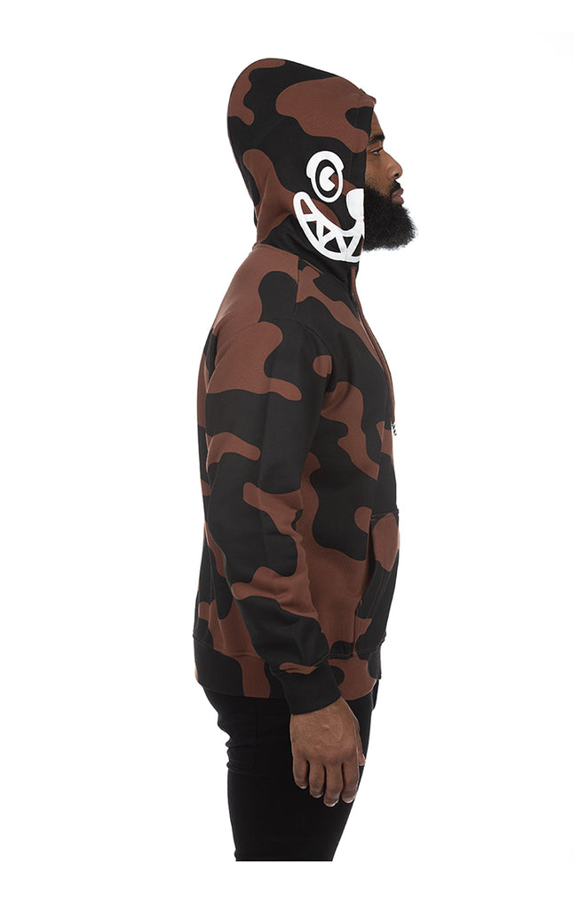 Icecream Zip Through Hoodie Camo / L