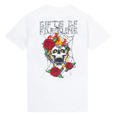 Gifts Of Fortune Flaming Skull Skull SS Tee